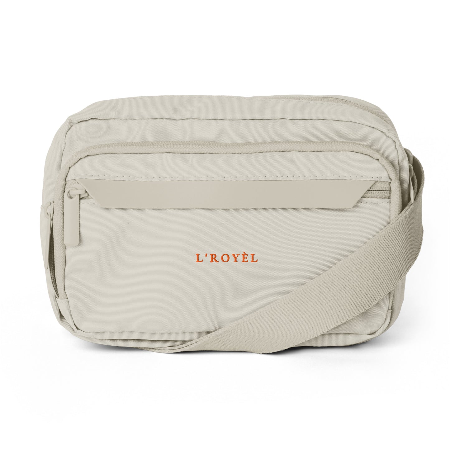 urban crossbody bag with embroidery