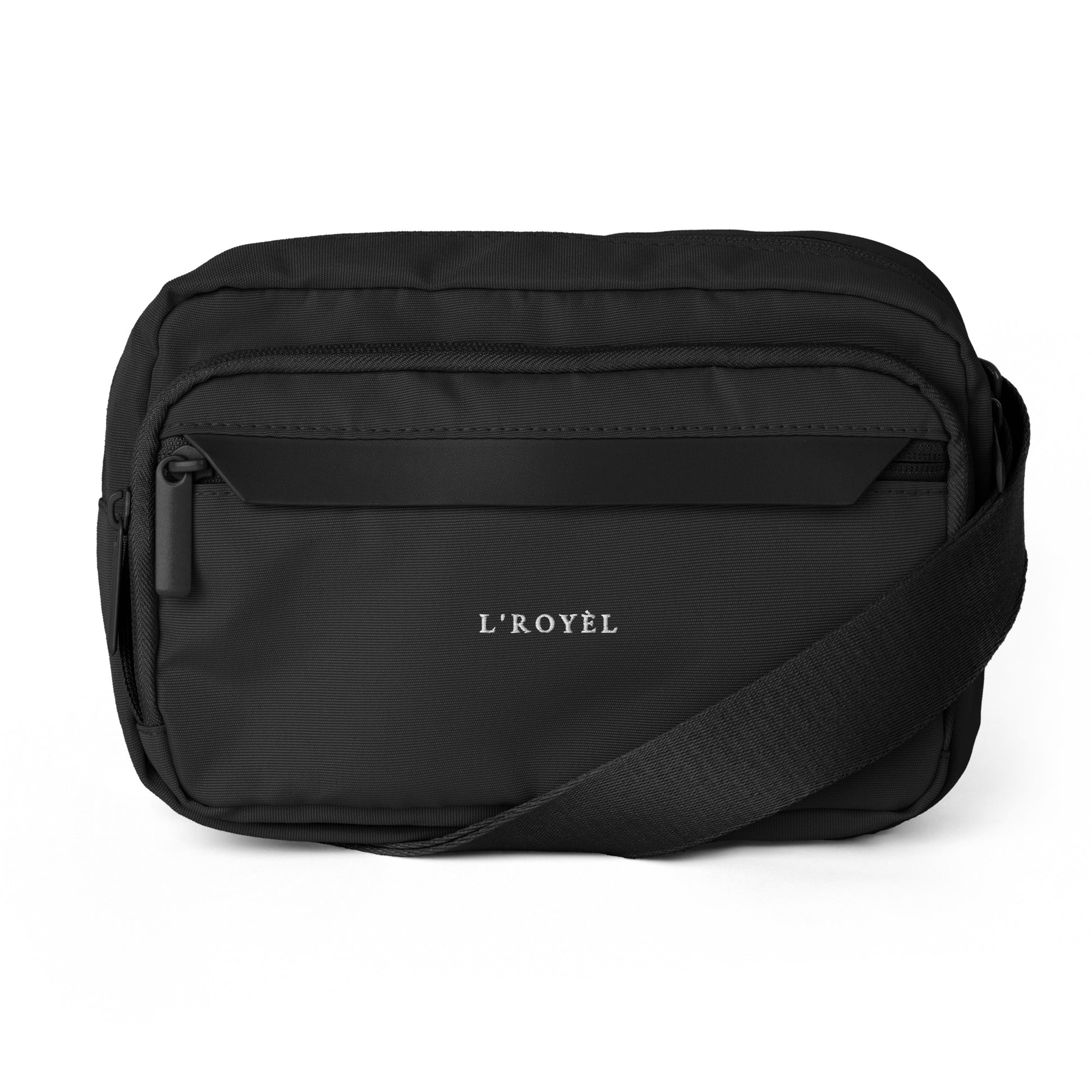 urban crossbody bag with embroidery