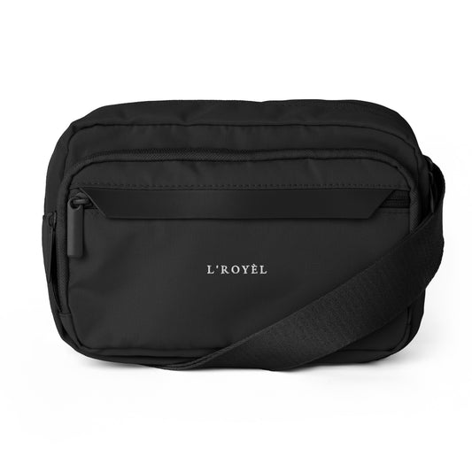 urban crossbody bag with embroidery