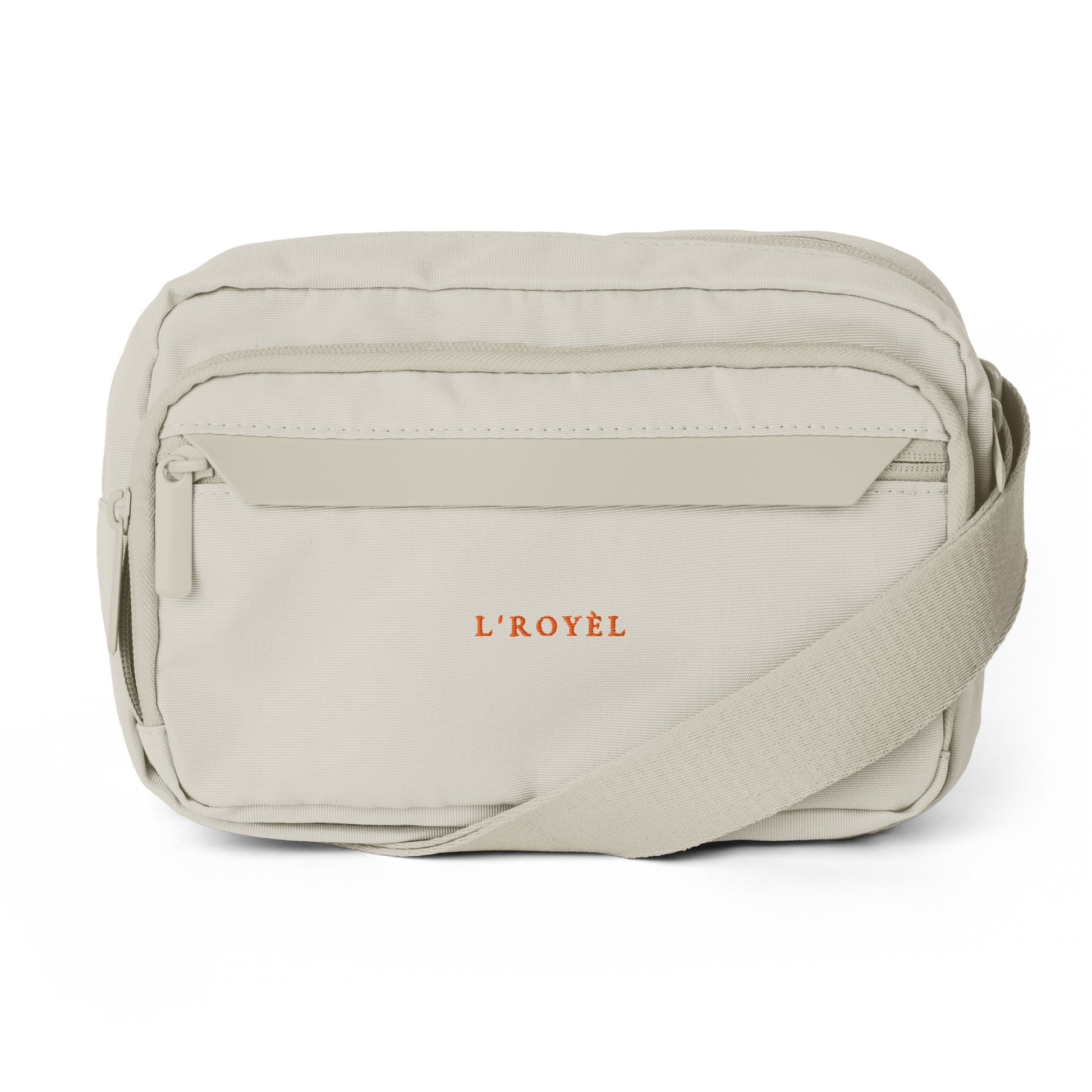 urban crossbody bag with embroidery
